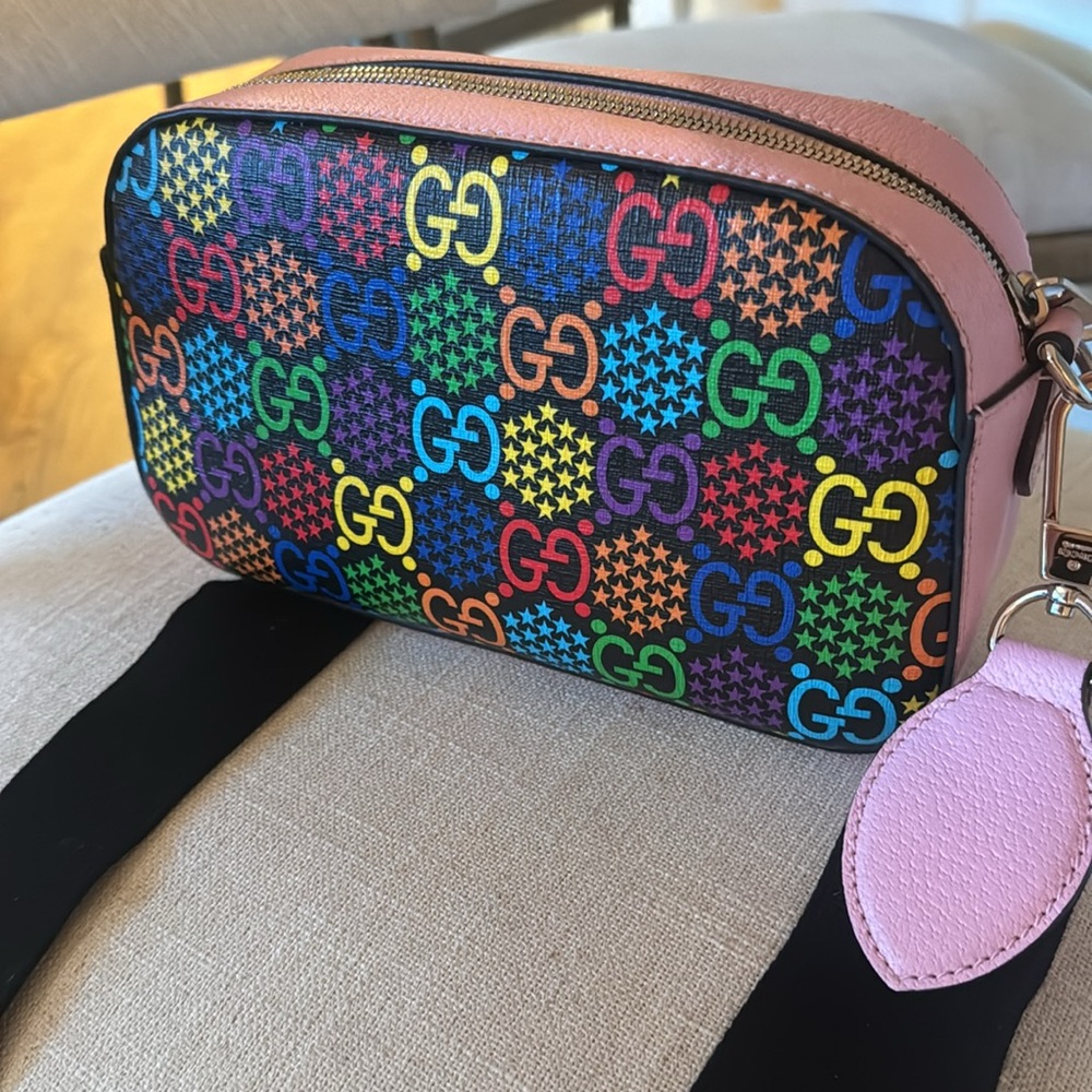 Gucci Psychedelic Crossbody+Dustbag LIKE NEW - Picture 1 of 15